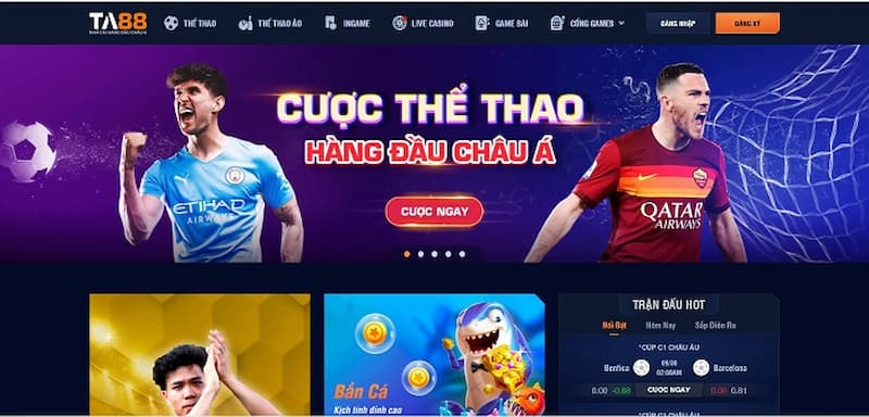 TA88 – Nhà cái cung ứng những trò cá độ hay nhất Châu Á
