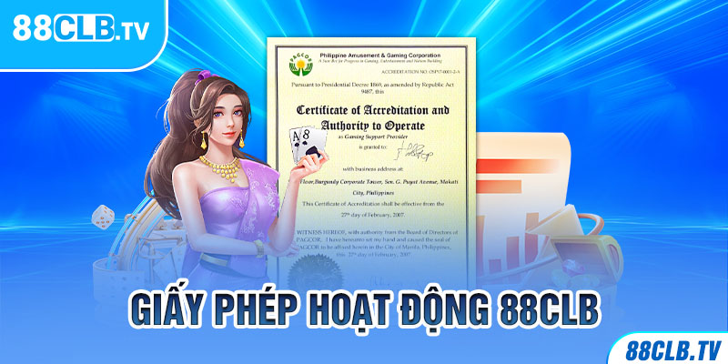 Giấy Phép Hoạt Động 88clb